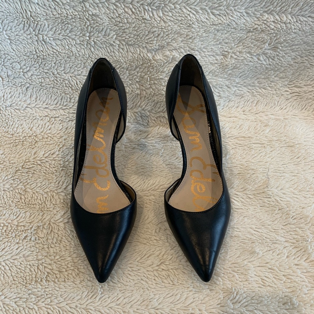 Sam Edelman Black D’Orsay Leather